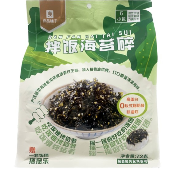 良品鋪子 拌飯海苔碎(6入)72g LPPZ Seasoned Seaweed Flakes (6p) 72g