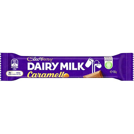 Cadbury Dairy Milk 絲滑焦糖夾心巧克力 55g