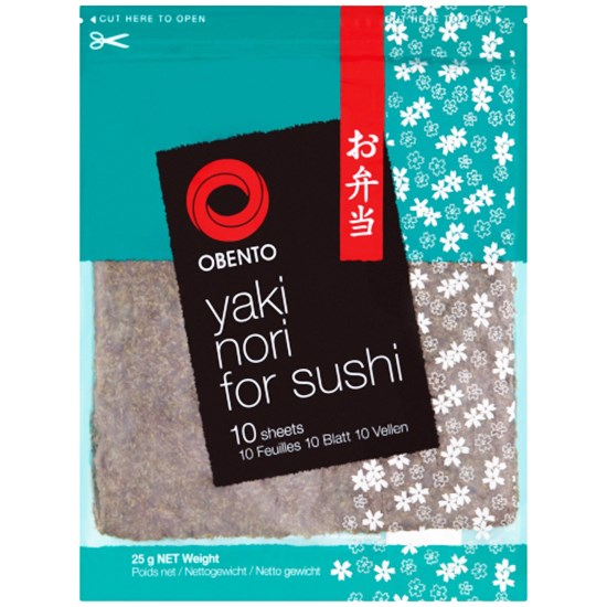 Obento 壽司海苔片(10片)25g Obento Yaki Nori For Sushi (10p) 25g