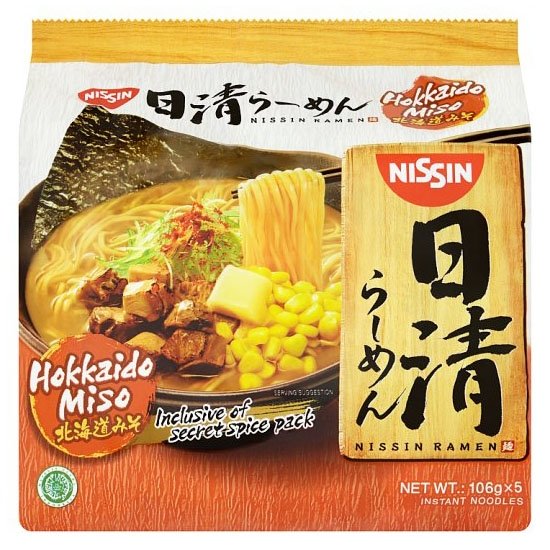 Nissin 北海道味噌拉麵(5入)530g