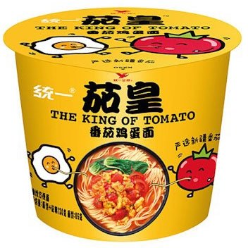 統一 茄皇 番茄雞蛋麵(桶)120g Tongyi Instant Noodle Tomato 120g