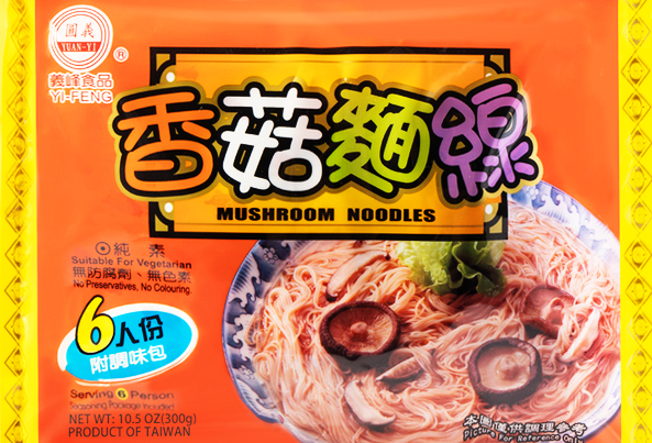 義峰 香菇麵線(6人份)300g Yifeng Thin Noodle Mushroom 300g