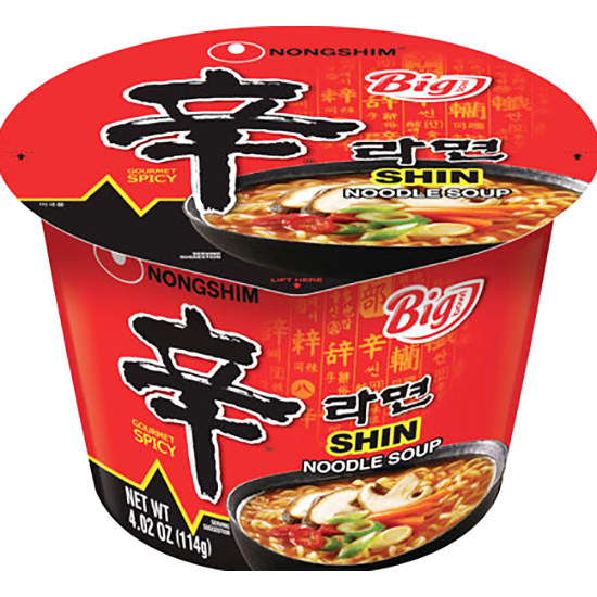Nongshim 辛拉麵(桶)114g Nongshim Shin Noodle Big Bowl 114g