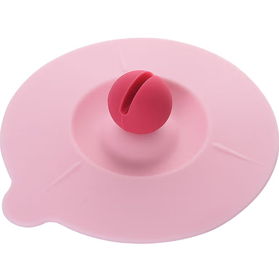 Fasola 多功能硅膠杯蓋粉色大(15*14cm) Fasola Silicone Lid Pink Colour 15*14cm