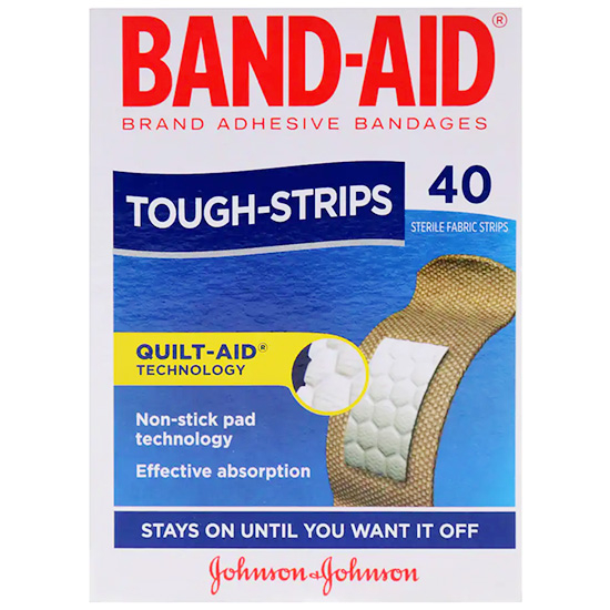 Band-Aid 邦迪強力彈性創口貼 40片 Band Aid Plasters Tough Strips 40pc