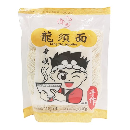 華順 手作龍鬚麵440g Huashun Dried Thin Noodle 440g
