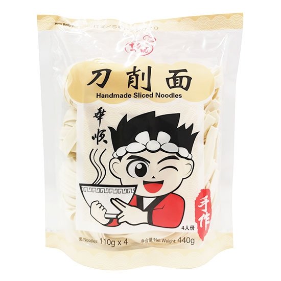 華順 手作刀削麵440g Huashun Handmade Sliced Noodle 440g