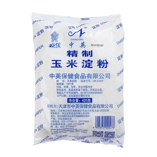 中英 精製玉米澱粉425g
