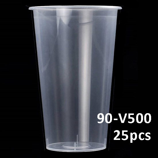 PP90-V500 CN注塑透明外帶杯子25pcs