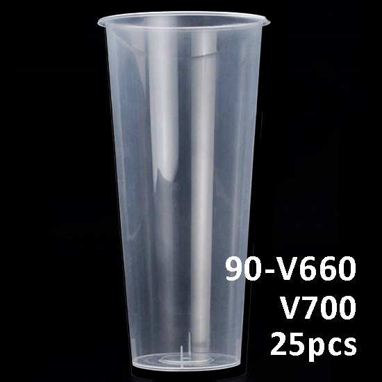 PP90-V660/V700 注塑透明外帶杯子25pcs