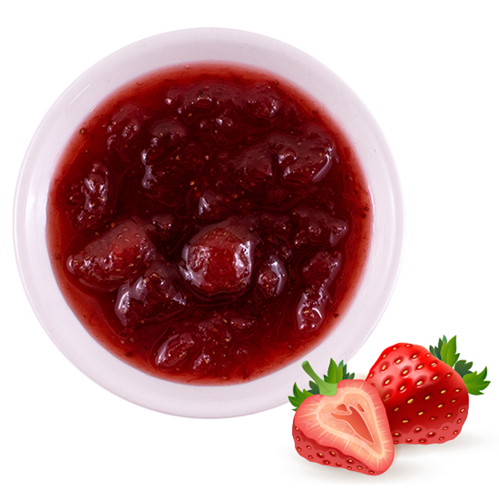 夏樂多 草莓顆粒(有果肉)果醬調味糖漿4kg