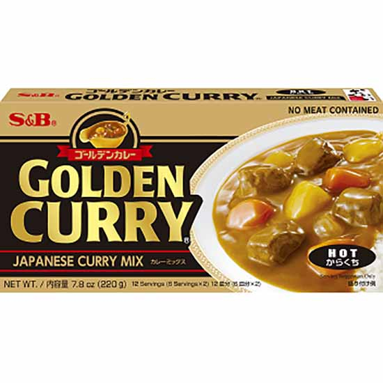 S&B Golden Curry 咖喱塊(辣)220g