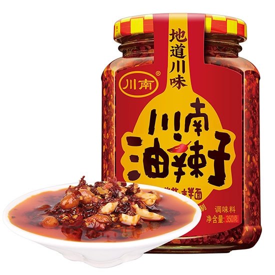 川南 油辣子拌菜拌麵醬350g