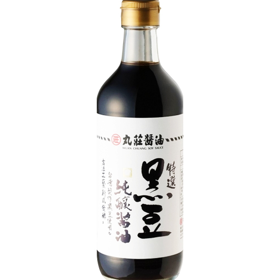 丸莊 特選黑豆純釀醬油450ml Wuanchuang Premium Black Bean Soy Sauce 450ml