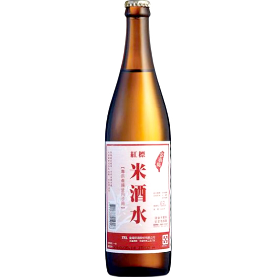 台灣紅標 米酒水0.5%(坐月子專用)600ml