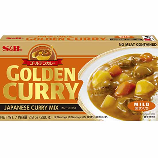 S&B Golden Curry咖喱塊(甘口)220g