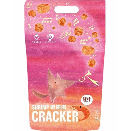 建榮 蝦圈圈辣味(大包)90g YR Shrimp Cracker Spicyl Flv 90g