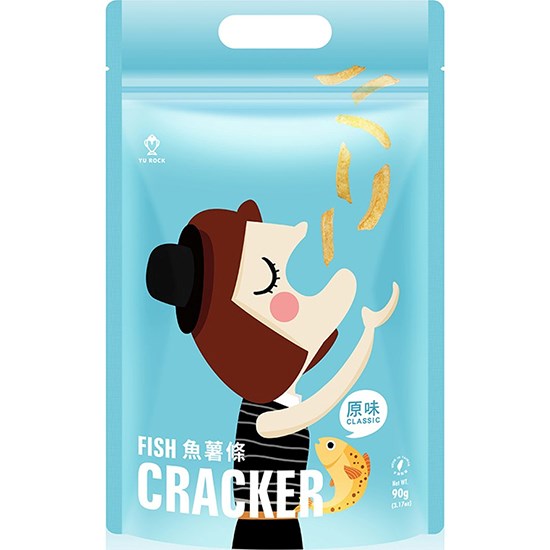 建榮 魚薯條原味(大包)90g YR Fish Cracker Original Flv 90g