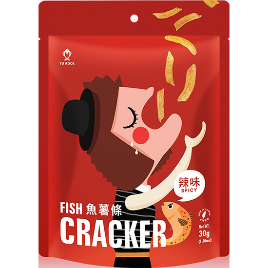 建榮 魚薯條辣味(大包)90g YR Fish Cracker Spicy Flv 90g