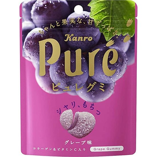 Kanro Pure葡萄味心形軟糖56g