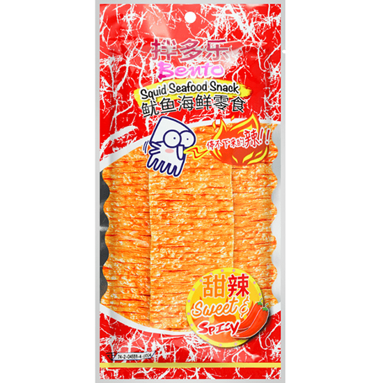 拌多樂 甜辣味魷魚片(4入)20g BLD Roasted Squid Sweet & Spicy (4p) 20g