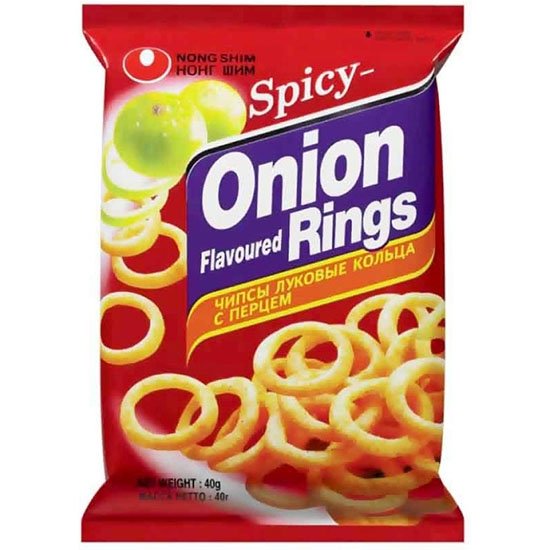 Nongshim 香辣味洋蔥圈40g Nongshim Onion Rings Hot & Spicy 40g