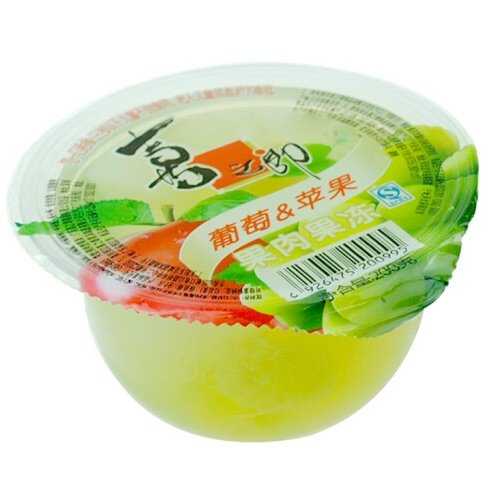 喜之郎 果肉果凍(葡萄蘋果果肉)200g