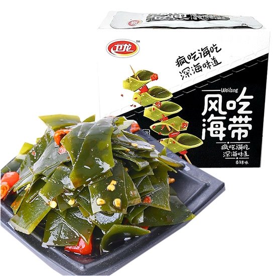 衛龍 香辣味風吃海帶(20入)400g Weilong Pickled Seaweed Spicy 20g*20p