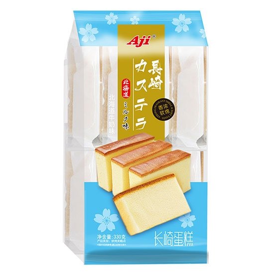 Aji 北海道牛奶長崎蛋糕(10入)330g