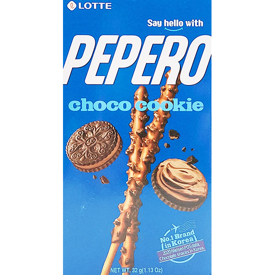 Lotte Pepero 巧克力曲奇餅乾棒32g Lotte Pepero Choco Cookie Biscuit Sticks 32g