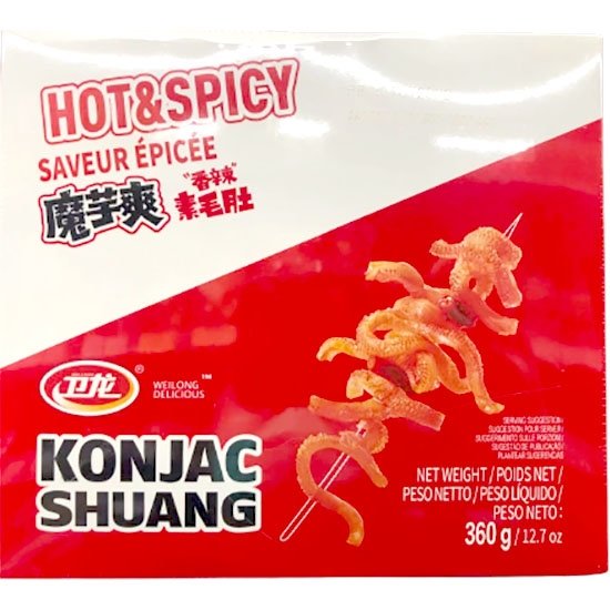 衛龍 香辣味魔芋爽(20入)360g-外銷版 WL Konjac Snack Hot & Spicy (20p) 360g