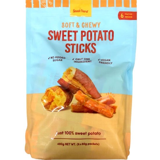 SnakYard 100%紅薯乾(6入)480g SnakYard 100% Sweet Potato Sticks (6p) 480g
