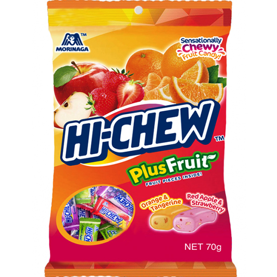Morinaga Hi-Chew 綜合水果味軟糖70g Morinaga Hi-Chew Plus Fruit 70g