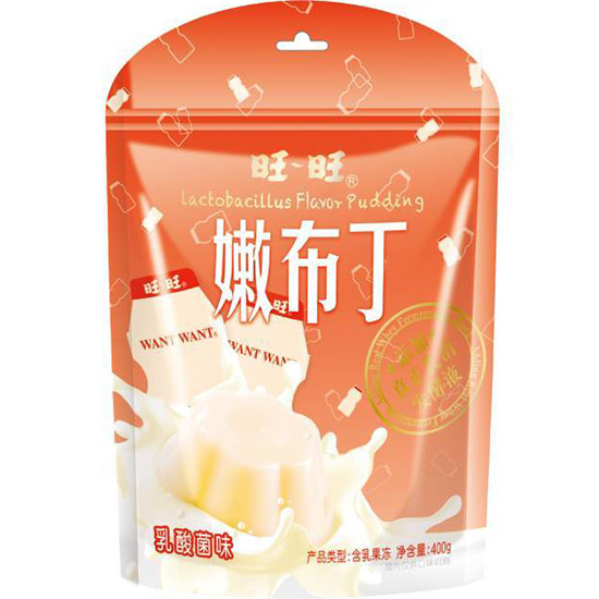 旺旺 乳酸菌味嫩布丁300g Wangwang Pudding Jelly Lactic Acid Bacteria 300g