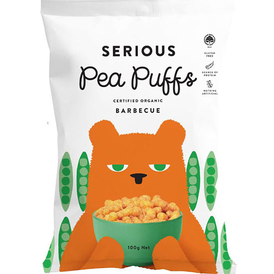 Serious Pea Puffs 全天然燒烤味豌豆泡芙100g
