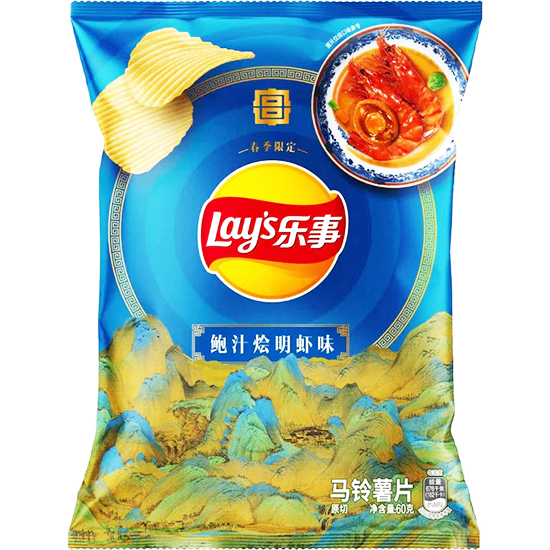 樂事 鮑汁燴明蝦味薯片60g
