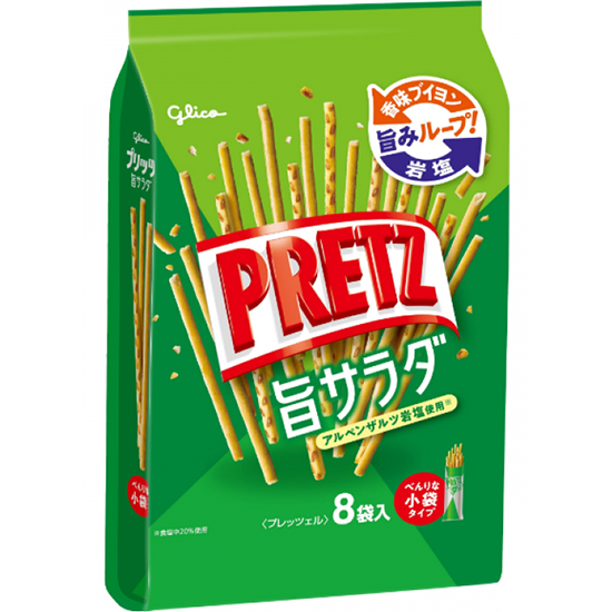 Glico Pretz 餅乾棒沙拉味(8入)118g Glico Pretz Salad Flv Biscuit Stick (8P) 118g