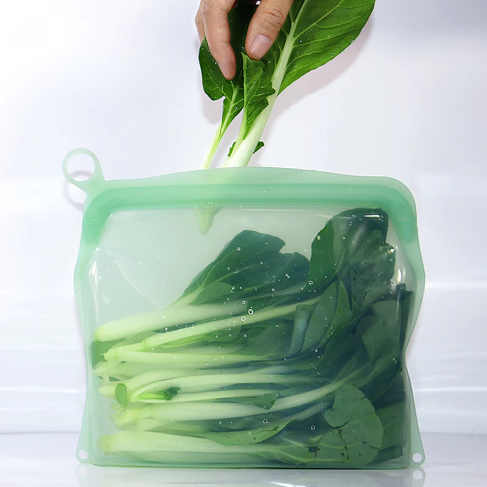 【50%OFF】硅膠保鮮袋(M)1000ml Silicone Reusable Food Bag (M) 1000ml
